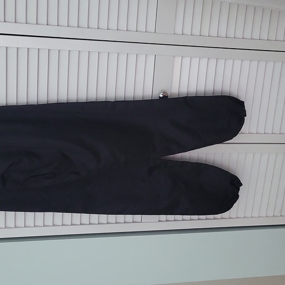 Black nylon jumpsuit. Like new! - Picture 3 of 6